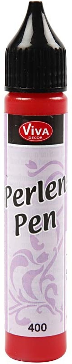 Parel Pen, rood, 25ml [HOB-24180]